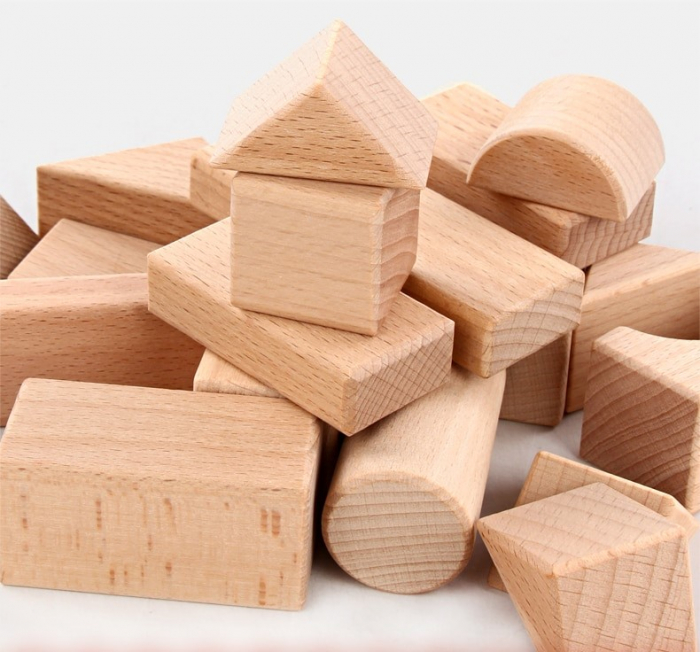 Blocuri de Construcție in Cutie din Lemn - 22 Piese [9]