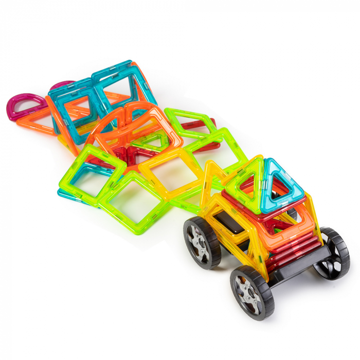 Set Creativ de Constructie cu Piese Magnetice - 40 piese [2]