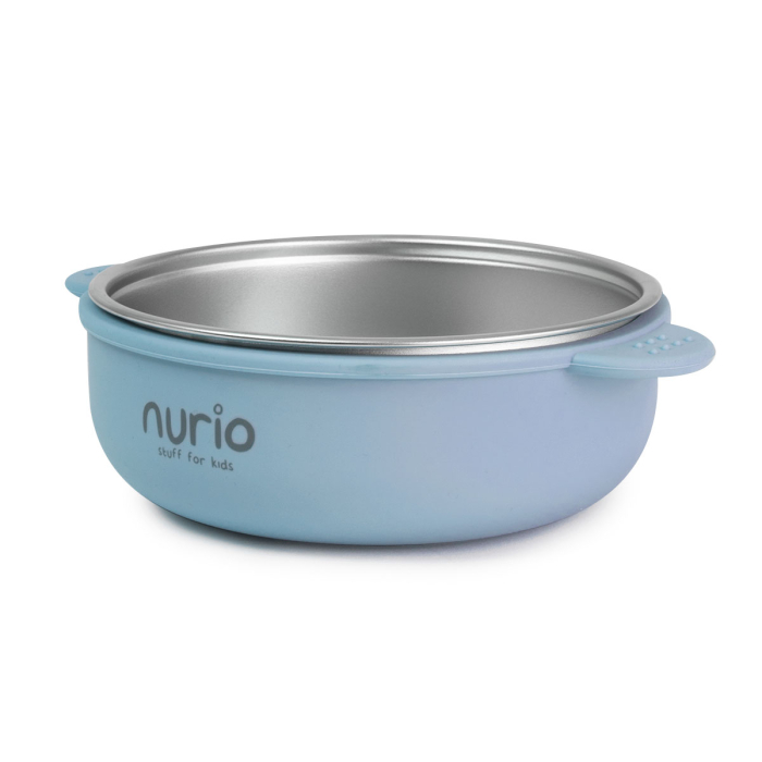 Bol din Inox cu Protectie din Silicon Nurio - Albastru [2]