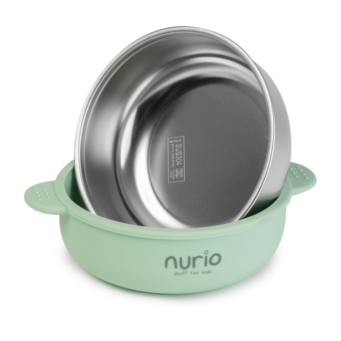 Bol din Inox cu Protectie din Silicon Nurio – Verde [3]