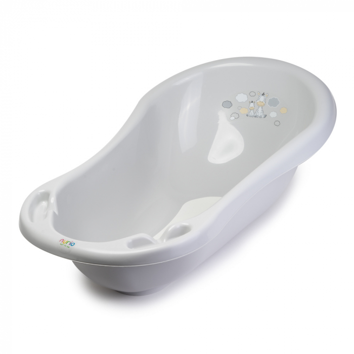 Cada cu Dop, Covoras Anti-alunecare Zebra, Gri - 84cm [2]