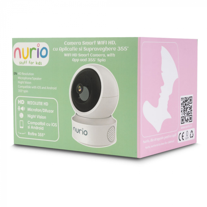Camera Smart WIFI HD, cu Aplicatie si Supraveghere 355° [5]