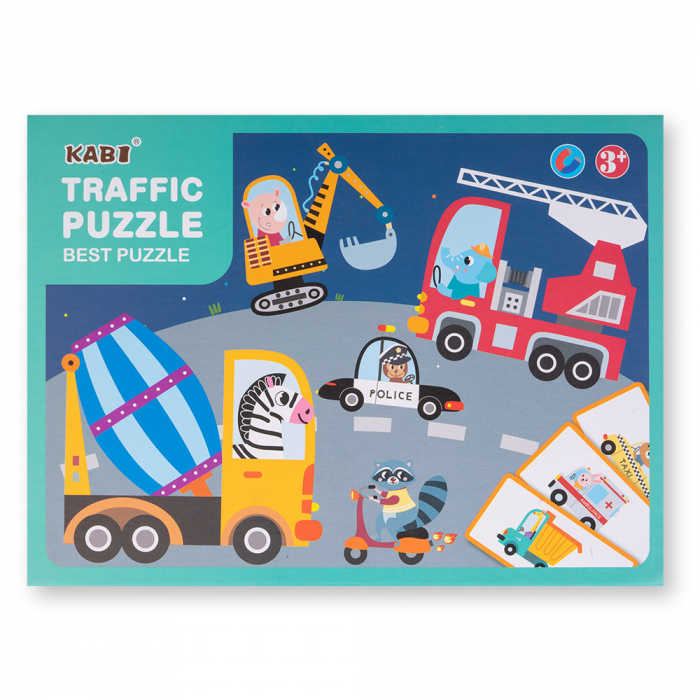 Carte Magnetica cu Puzzle - Traffic [3]