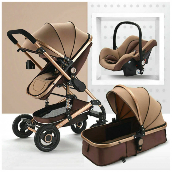 Carucior Pliabil de Lux Travel 3 in 1