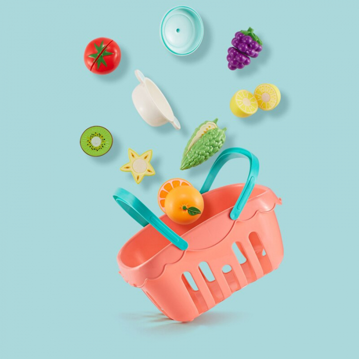 Cosulet cu Fructe si Accesorii din Plastic - 20 Piese [7]