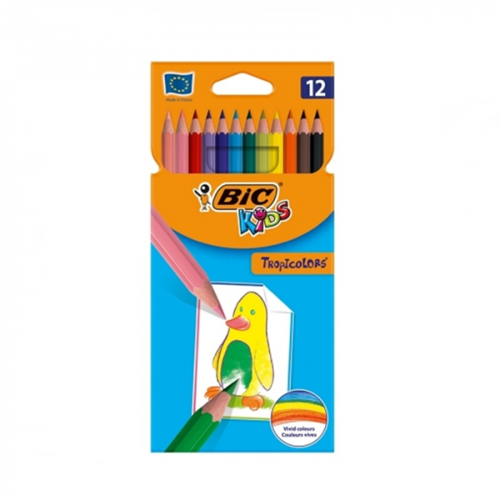 Creioane Colorate Tropicolors Bic12 bucati [1]