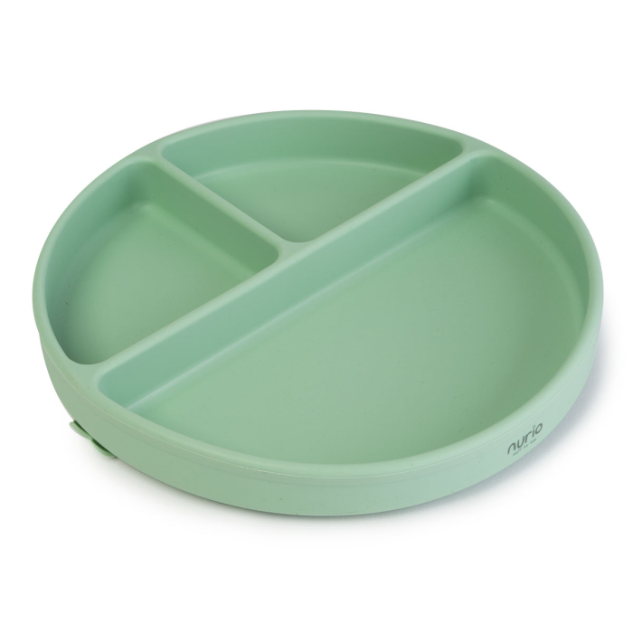 Farfurie compartimentata din silicon Nurio - Verde [2]