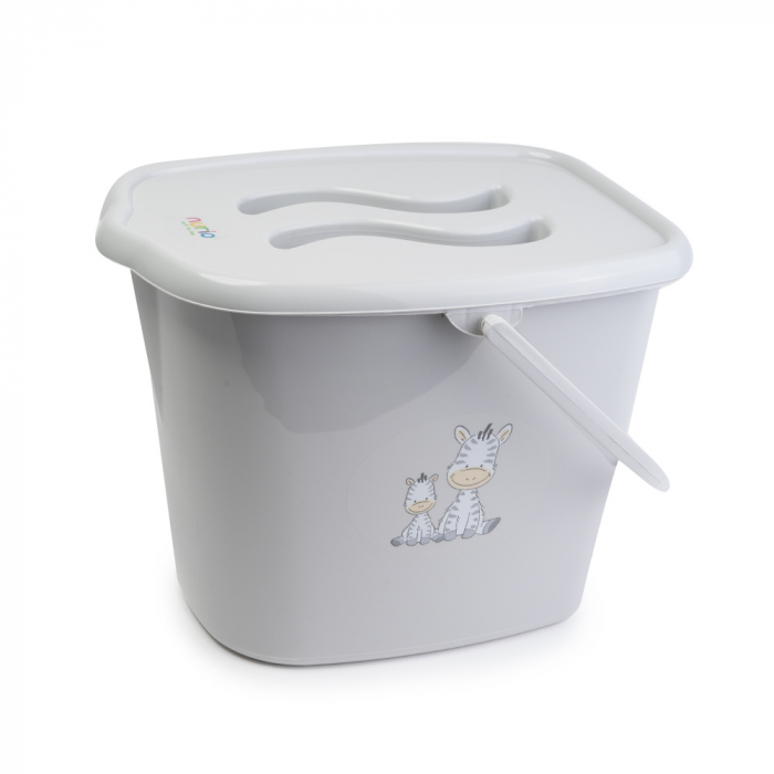 Galeata pentru Scutece, Zebra -Gri [4]