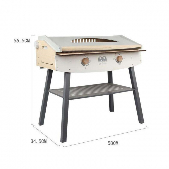 Gratar de Jucarie din Lemn Copii Barbecue - Grill de Jucarie [8]
