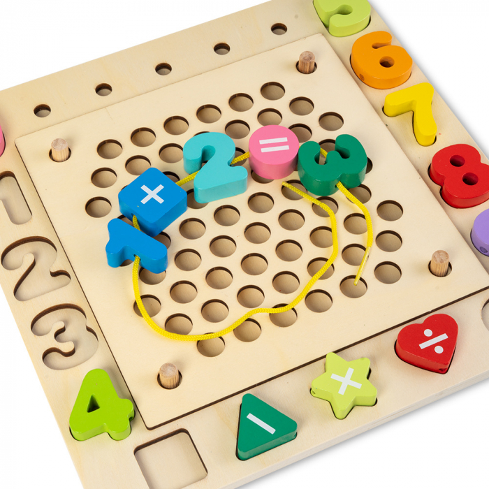 Joc Montessori Multifunctional din Lemn 6 in 1 [3]