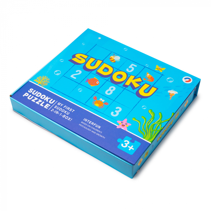 Joc Multifunctional 2 in 1 din Lemn - Sudoku [2]