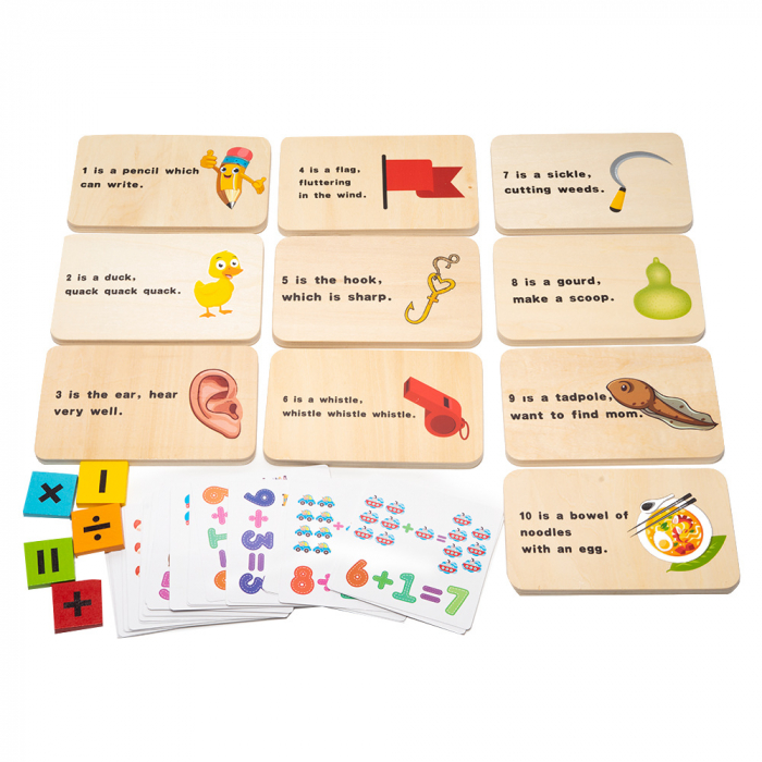 Joc Montessori Educativ cu Carduri si Bile [4]
