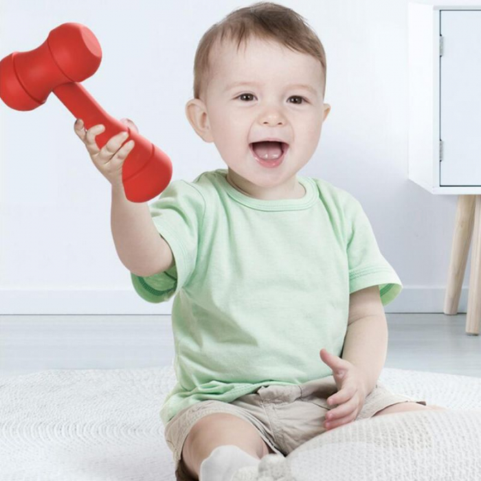 Joc Interactiv Ciocanel - Banc cu Bile si Pista [3]