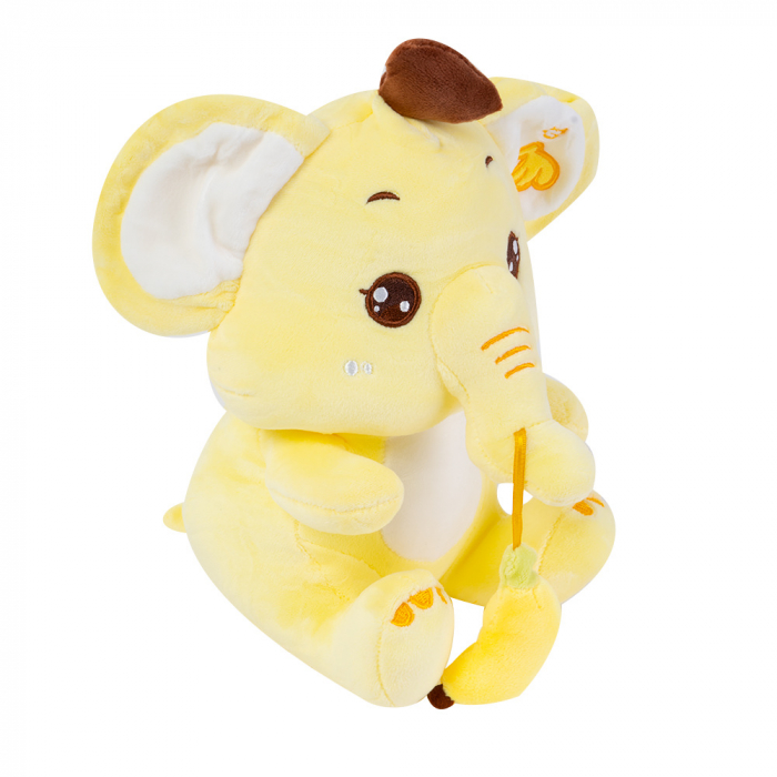 Jucarie de Plus Elefant, Galben 25 cm [3]