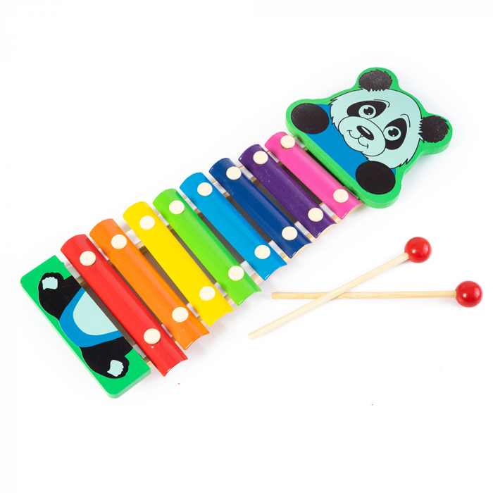 Jucarie din lemn xilofon - ursulet panda [1]