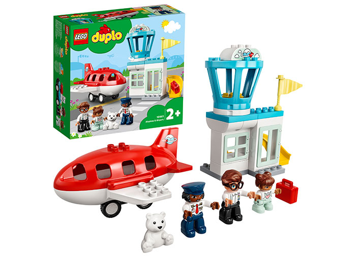 LEGO DUPLO Town - Avion si Aeroport 10961, 28 Piese [1]