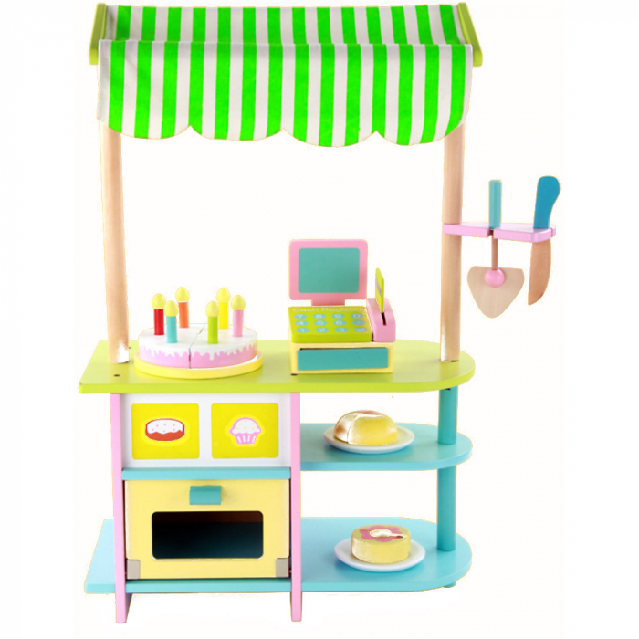 Magazin din Lemn Colorat cu Accesorii - Brutarie [2]