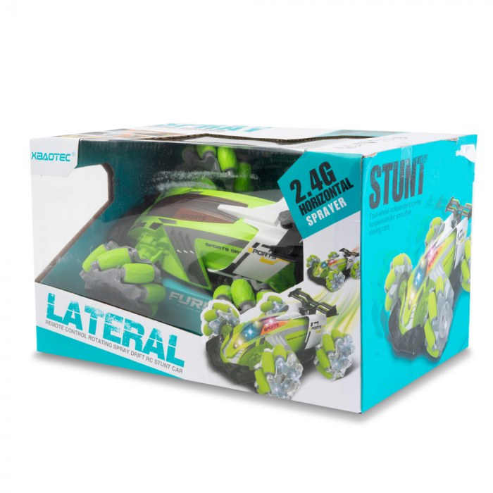 Masina de Curse Drifting RC 360° Verde [3]