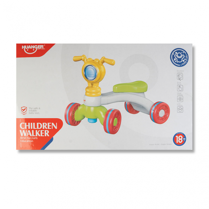 Masina de echilibru tip scuter pentru bebelusi cu 4 roti - premergator  - Huanger [11]