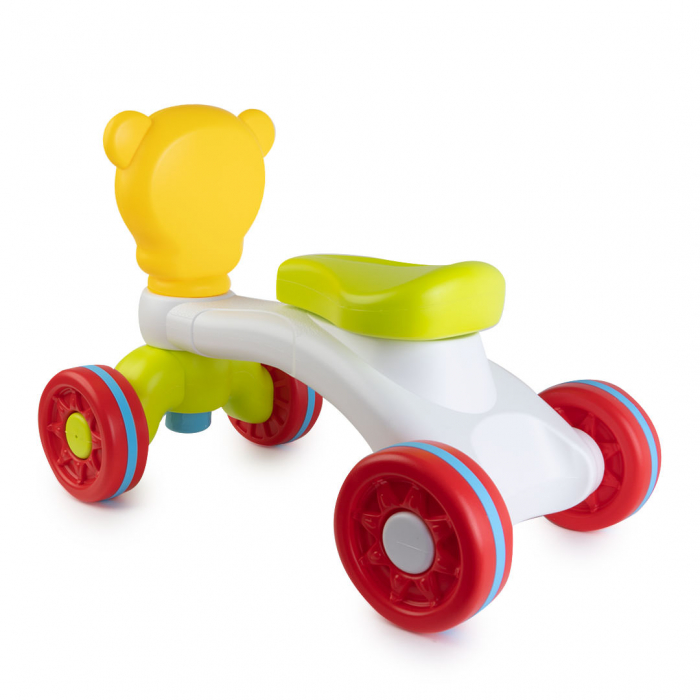 Masina de echilibru tip scuter pentru bebelusi cu 4 roti - premergator cu ochi - Huanger [3]
