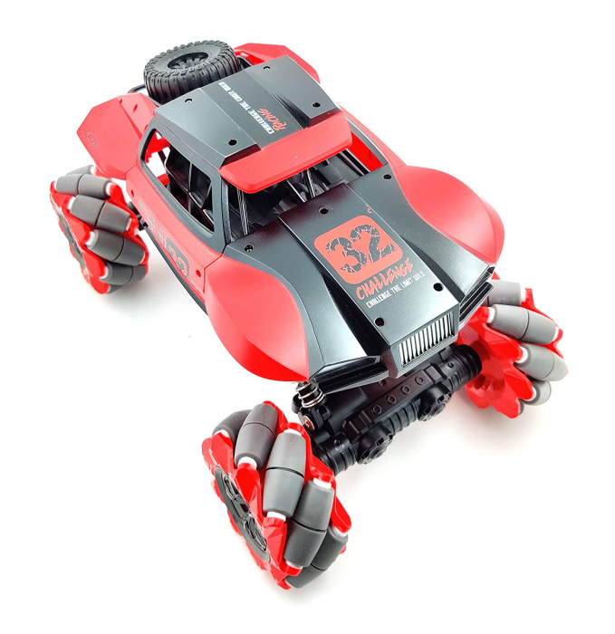 Masina Monster 4WD cu Drift Puternica 4X4 , Rosu [4]