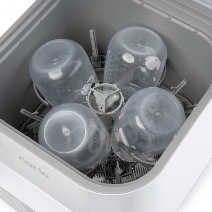 Masina Multifunctionala pentru Spalat, Sterilizat si Uscat Biberoane,Tetine si Accesorii Bebelusi Nurio [6]