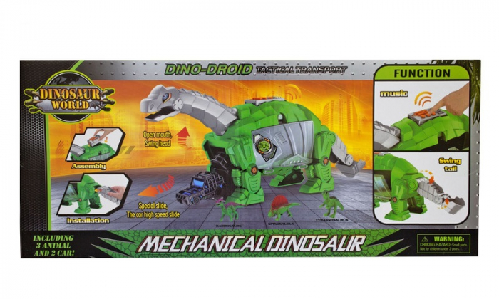 Dinozaur Mecanic - Masina Transport si Depozitare cu Accesorii [11]