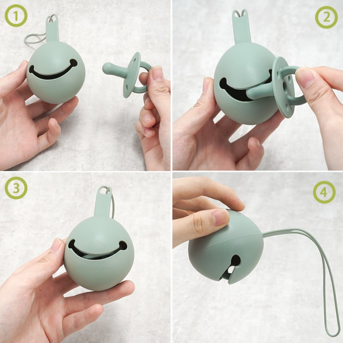 Protectie pentru Suzete din Silicon - Roz [3]