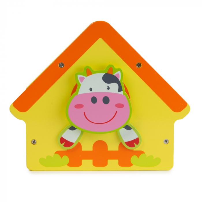 Pusculita Casuta din Lemn - Vacuta Montessori [2]