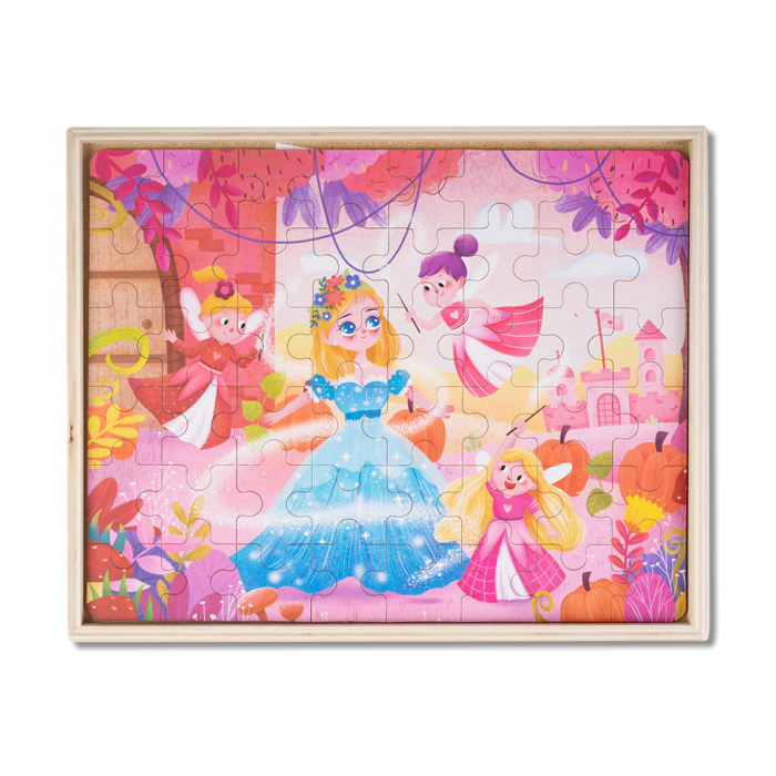 Puzzle 3 in 1 din Lemn - Povesti [3]