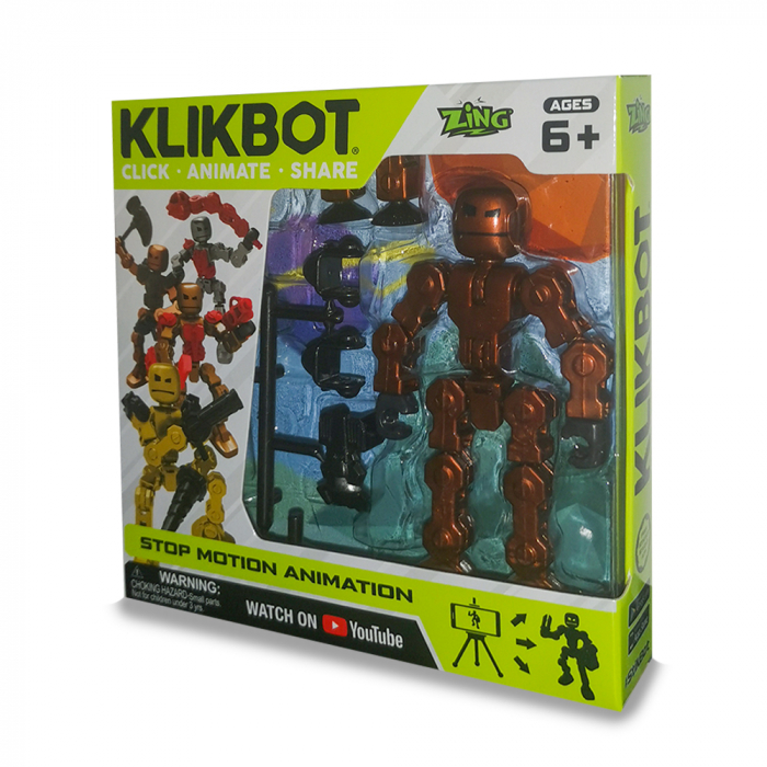 Robot articulat transformabil - figurina KlikBot [1]