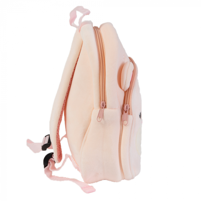 Rucsac de Plus Imprimeu Pisicuta Roz 26 cm [2]