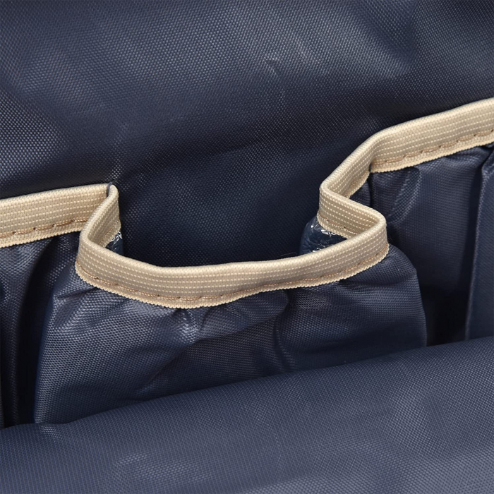 Rucsac Multifunctional pentru Scutece Bebelusi cu Patut Pliabil - Albastru [5]