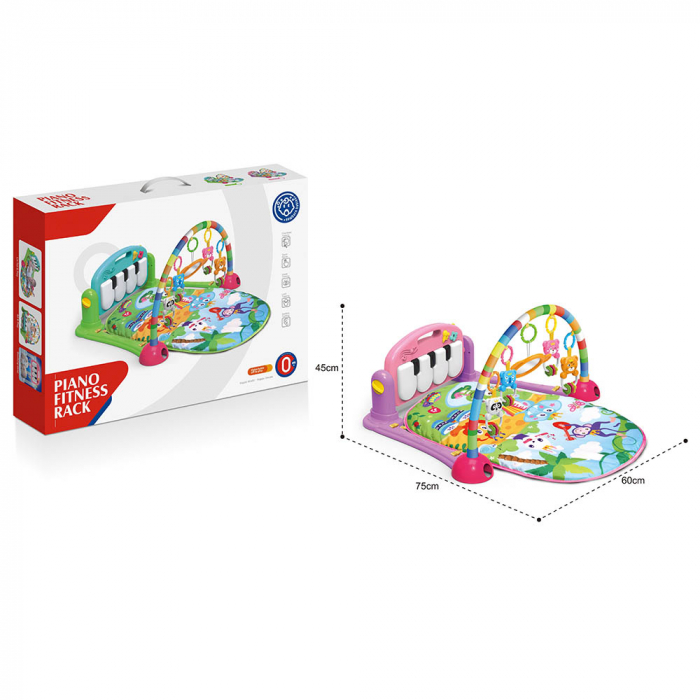 Covoras Activitati  pentru Copii, cu Lumini si Sunet - Roz/Violet [8]