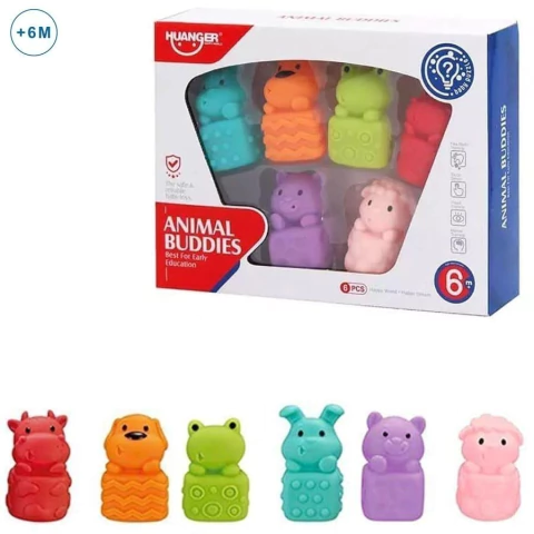 Set jucarii moi de plastic, 6 bucati [12]