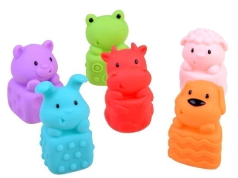 Set jucarii moi de plastic, 6 bucati [4]