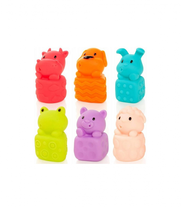 Set jucarii moi de plastic, 6 bucati [10]
