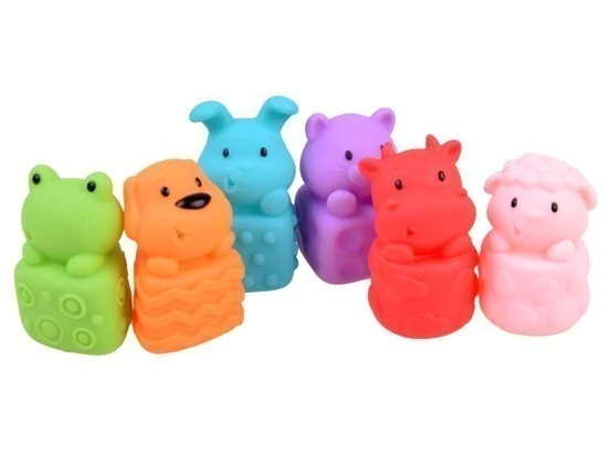 Set jucarii moi de plastic, 6 bucati [5]