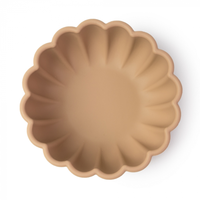 Set de Masa Bol si Lingurita din Silicon - Bej [3]
