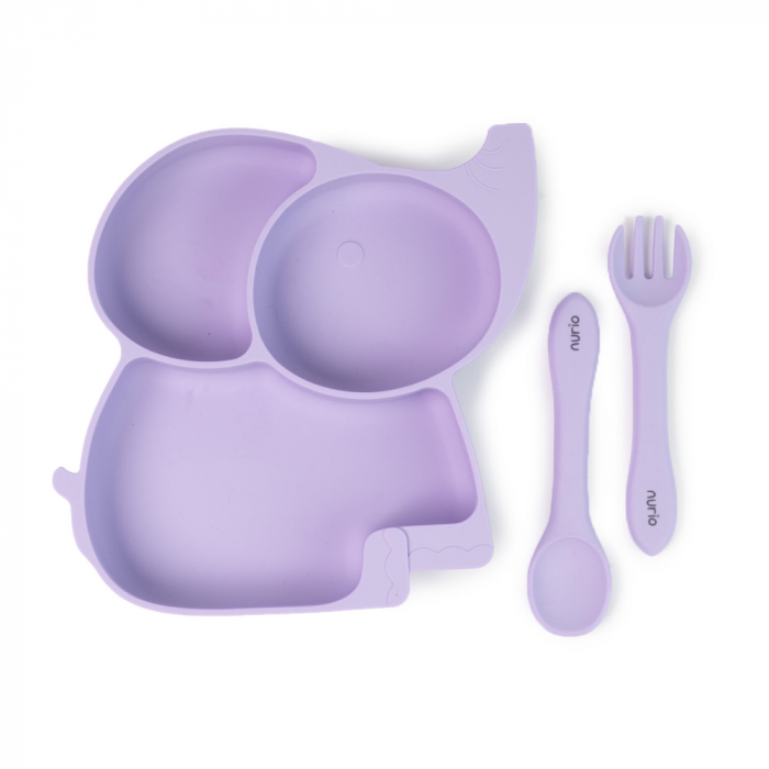 Set Diversificare din Silicon - Elefant Mov [3]