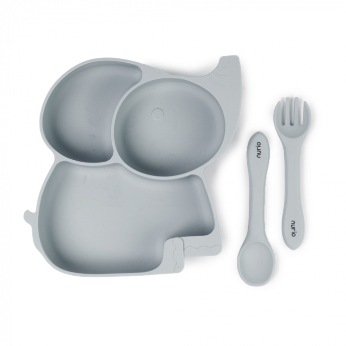 Set Diversificare din Silicon - Elefant Albastru/Gri [3]