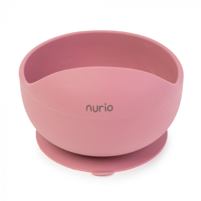 Set Diversificare din Silicon - Lingurita cu Maner din Bambus - Roz [2]