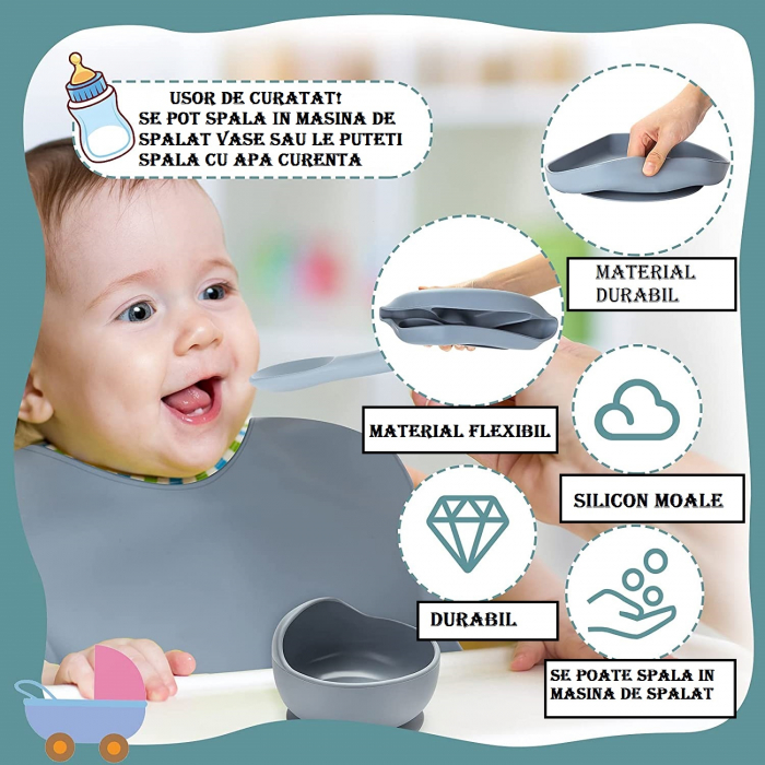 Set Diversificare din Silicon - Roz [8]