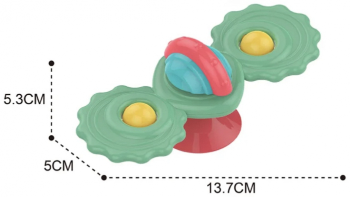 Set 3 jucarii rotative de indemanare - spinner [5]