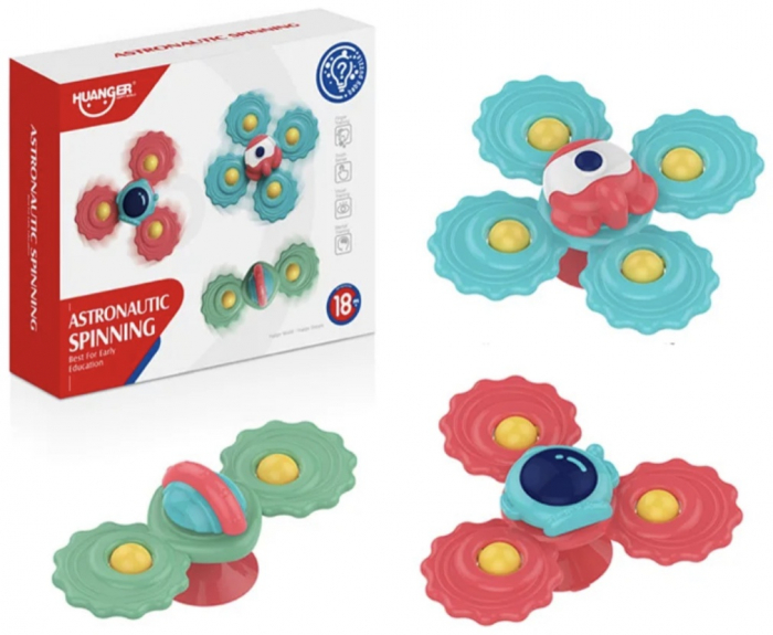 Set 3 jucarii rotative de indemanare - spinner [4]