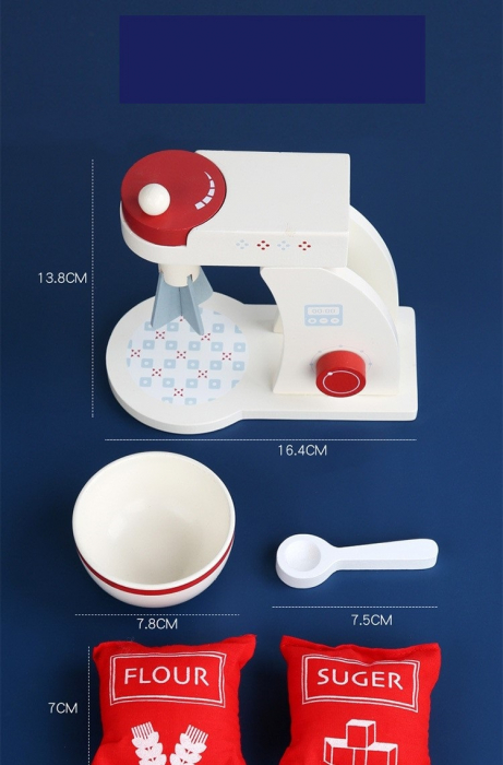 Set Mixer din Lemn cu Accesorii [5]