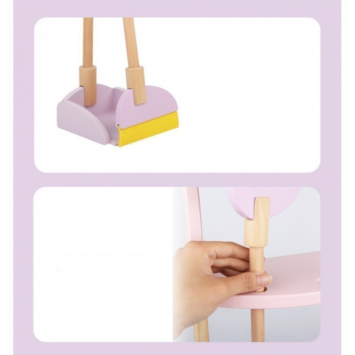 Set Mobil de Curatenie din Lemn cu Accesorii Montessori - Nurio [12]