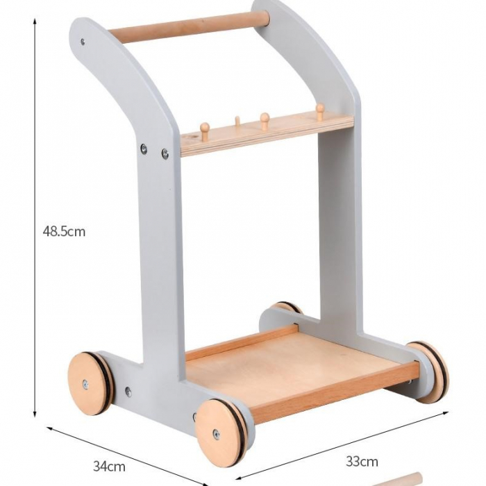 Set Carucior de Curatenie de Lemn Copii Montessori [2]