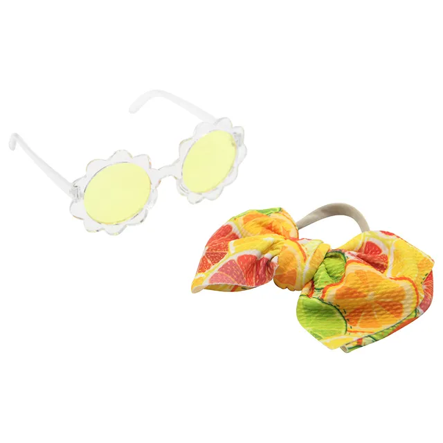 Set Ochelari de Soare pentru Fetite - Imprimeu Fructe Galbene [2]