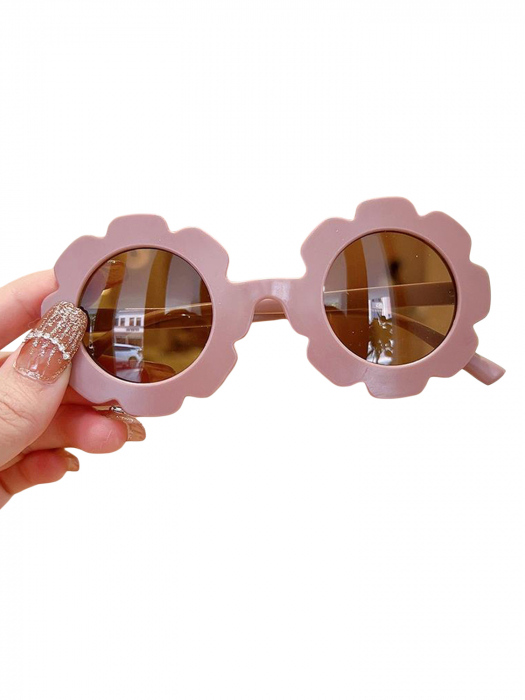 Set Ochelari si Bentita pentru Fetite, Marime Universala - Roz Pudra [2]